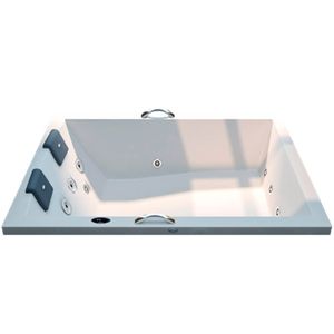 BANHEIRA JACUZZI PIETA DUPLA 180X120X50 SEM AQUECEDOR