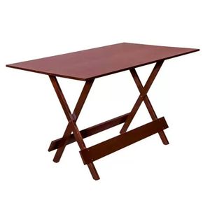 MESA FIMAP DOBRAVEL 120x70 IMBUIA BH SEM FURO NO CENTRO