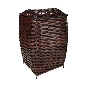 CESTO DE ROUPA M ESCURO 26X42X26CM