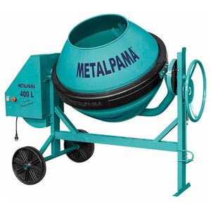 BETONEIRA METALPAMA 400L RB CONSTRUTOR AZUL C/MOTOR MONOFASICO 2CV