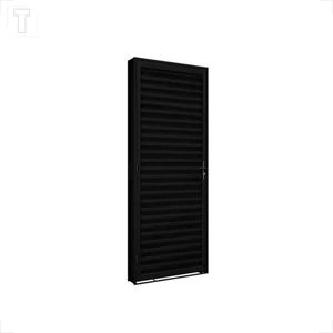 PORTA LUCASA FACILITA ACO PRETO DE GIRO LAMINADA DIREITA 215X86X12 - P1730.2