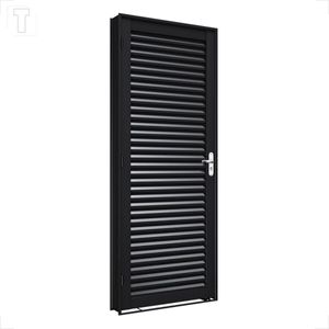 PORTA LUCASA FACILITA ACO PRETO DE GIRO LAMINADA DIREITA 215X76X12 - P1734.2