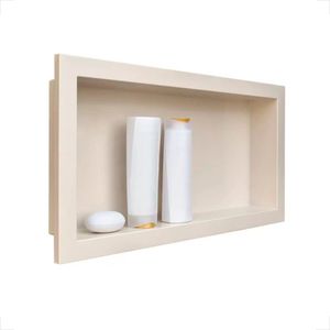 NICHO PARA EMBUTIR 30X40CM ARQUITECH BEGE EM PLASTICO DE ENGENHARIA