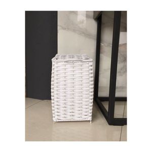 CESTO DE ROUPA P BRANCO 36X20X20CM