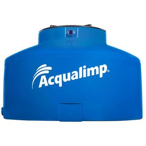 CAIXA D AGUA ACQUALIMP AZUL 310 LITROS AGUA PROTEGIDA 4 CAMADAS TAMPA DE ROSCA