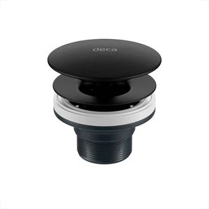 VALVULA LAVATORIO DECA LUXO 1601.BL.MT BLACK MATTE
