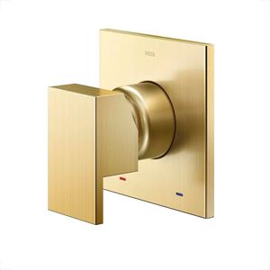ACABAMENTO MONOCOMANDO DOCOL 3/4 PARA CHUVEIRO NEW EDGE/MINIMA OURO ESCOVADO 925972