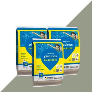 REJUNTE PISCINA QUARTZOLIT 5KG VERDE FLORESTA KIT 3 PEÇAS