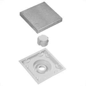 RALO SECA PISO RM 10X10CM TAMPA INOX