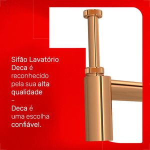 SIFAO DECA LAVATORIO 1X1.1/2 1680.GL.100.112.RD RED GOLD