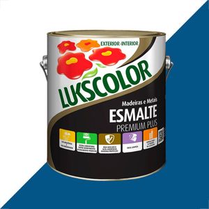 TINTA ESMALTE LUKSCOLOR ALTO BRILHO 3600ML AZUL MAR