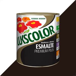 TINTA ESMALTE LUKSCOLOR ALTO BRILHO 900ML MARROM CLARO