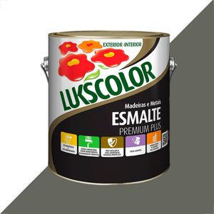 TINTA ESMALTE LUKSCOLOR ALTO BRILHO 3600ML CINZA CHASSIS