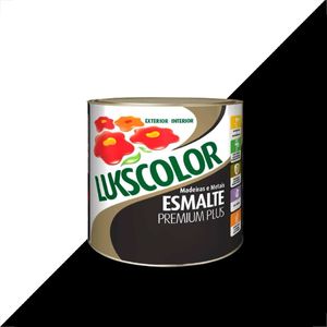 TINTA ESMALTE LUKSCOLOR ALTO BRILHO 225ML PRETO