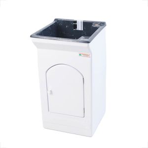 TANQUE FIBERBLU FIBRA 20L COM GABINETE DE FIBRA GRANITADO CHUMBO