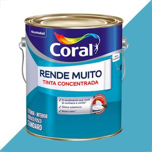 TINTA LATEX CORAL RENDE MUITO 3200ML AZUL DOS ANDES