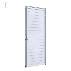 PORTA LUCASA ALUMINIO BRANCO DE GIRO LAMBRI COM MAÇANETA ESQ 215X85X7,6  9073.1