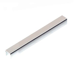 PERFIS VISCARDI 10X10 MM LUXOR BRILHO ALUMINIO ANODIZADO CÓD. 225