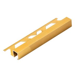 PERFIS VISCARDI 10X12 MM FIRENZE GOLDEN MATTE ALUMINIO DOURADO FOSCO CÓD. 277
