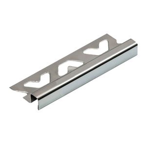 PERFIS VISCARDI 10X12 MM FIRENZE INOX BRILHO CROMADO CÓD. 161