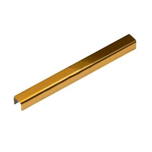 PERFIS VISCARDI 9X8 MM SLIS GOLD DOURADO C/BRILHO CÓD.76