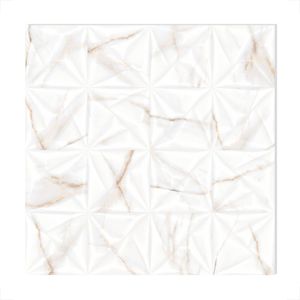 PORCELANATO VIA ROSA 72X72 RETIFICADO ACETINADO CALACATA GOLD DECO AR72049