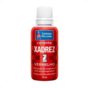 CORANTE XADREZ GLOBO 50ML VERMELHO