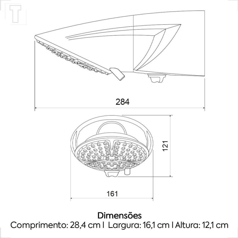 CHUVEIRO LORENZETTI TOP JET ELETRONICA 220V 7500W