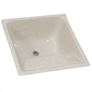 TANQUE RORATO MARMORE SINTETICO 62X62 TRAVERTINO