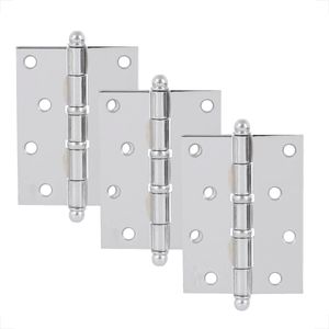 DOBRADICA MERKEL 3 1/2 CROMADA C/ANEL
