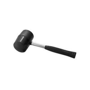 MARTELO BORRACHA 60MM PRETO WORKER COM CABO DE AÇO TUBOLAR