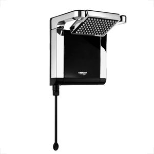 CHUVEIRO LORENZETTI ACQUA STAR ULTRA PRETO/CROMADO 220V 6800W