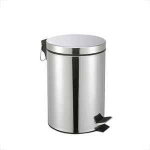 LIXEIRA INOX KALA 5L C/PEDAL BALDE REMOVIVEL