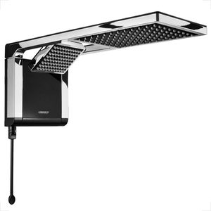 CHUVEIRO LORENZETTI ACQUA DUO ULTRA PRETO/CROMADO 220V 7800W