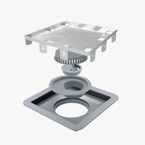 RALO LINEAR SQUARE TAMPA OCULTA 15X15 COD 209 SUB TAMPA INOX