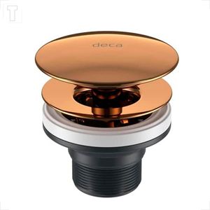 VALVULA LAVATORIO/BIDE DECA LUXO 1601.GL.RD RED GOLD
