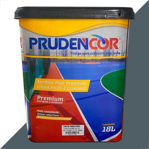 TINTA PISO PRUDENCOR BALDE 18L CINZA CHUMBO