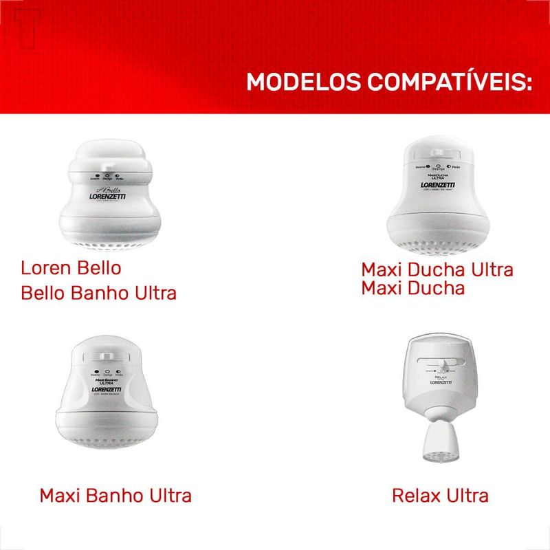 Resistencia Lorenzetti Maxi Banho ultra Maxi Ducha Ultra Loren Bello Relax  Ultra