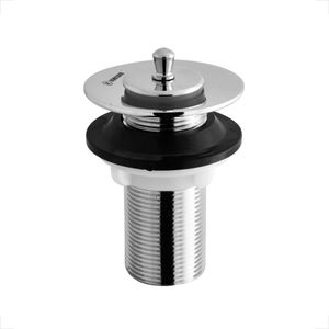 VALVULA LAVATORIO KIMETAIS S/LADRAO S/UNHO CROMADA 1 SV2262 COM TAMPA METAL