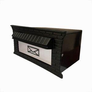 CAIXA CARTA LUXXONI TIJOLINHO PRETO COM INOX TIJOLO INTEIRO