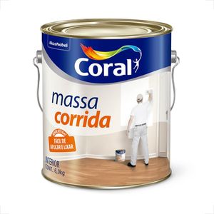 MASSA PVA CORRIDA CORAL GALAO 6KG