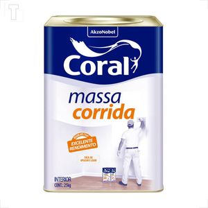 MASSA PVA CORRIDA CORAL LATA 25KG