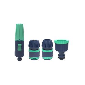 ESGUICHO NOVA FORMA KIT ENGATE RAPIDO REGULAVEL 4 PÇ