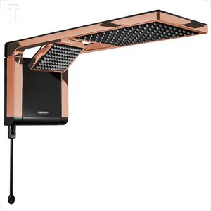CHUVEIRO LORENZETTI ACQUA DUO ULTRA ELETRONICO PRETO/ROSE GOLD 220V 7800W