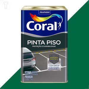 TINTA CORAL PINTA PISO 18L VERDE QUADRA FOSCA