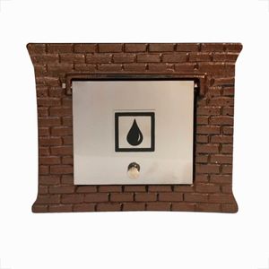 VISOR DE AGUA INOX LUXXONI TIJOLINHO BRONZE COM INOX