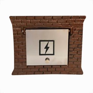 VISOR DE LUZ INOX LUXXONI TIJOLINHO BRONZE COM INOX