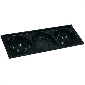 TANQUE RORATO MARMORE SINTETICO 155X56 PRETO