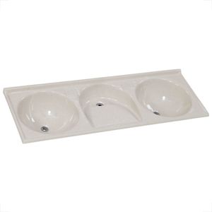 TANQUE RORATO MARMORE SINTETICO 155X56 TRAVERTINO