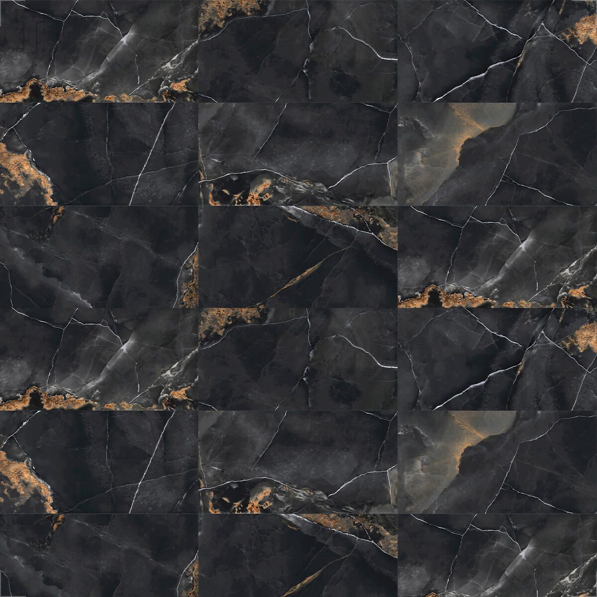 PORCELANATO CASTELLI 62X120 RETIFICADO POLIDO GRAN ELTZ NERO LUX